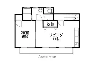 西花輪ハウス【2号室】の間取り