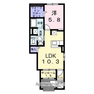 ピノール【1階】の間取り