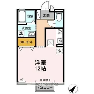 IRIS(アイリス)【1階】の間取り