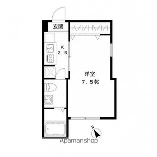 ルオム【101号室号室】の間取り