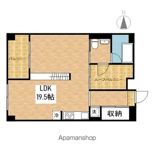 白川公園パークマンション【12階】の間取り