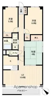 アルカンシエール【2階】の間取り