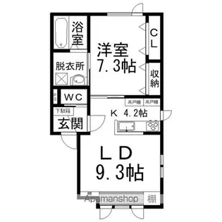 ウイントⅢ【2階】の間取り