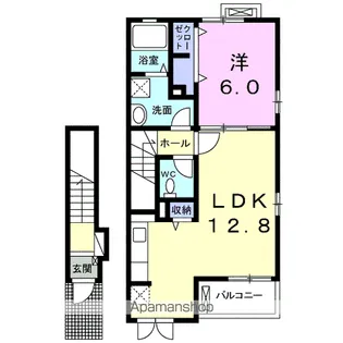 ブリーズレジデンス BE Ⅰ【2階】の間取り