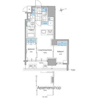 ルフォンプログレ本郷三丁目【10階】の間取り