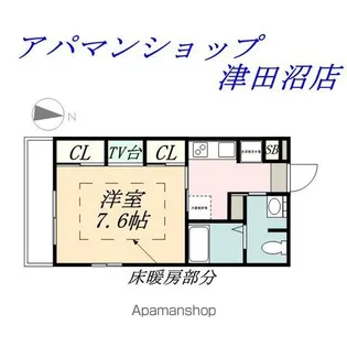 リブリ・滝台【1階】の間取り