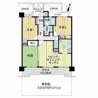 ライオンズマンション春日部壱番館【1階】の間取り