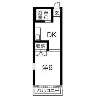 セジュール高松【2階】の間取り