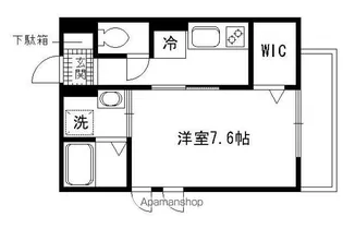 サンシャイン朱雀【2階】の間取り
