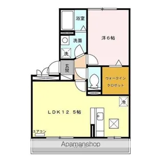 シャルマン【1階】の間取り