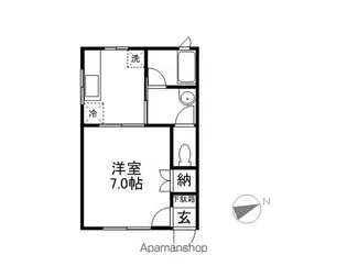 ロックアラウンドA棟【D号室】の間取り
