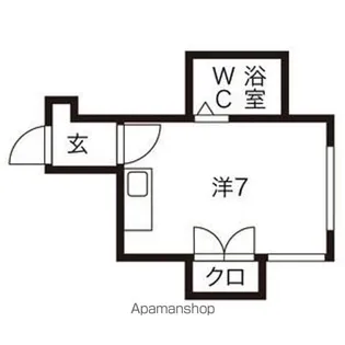 北37条シティハイツ【8号室】の間取り