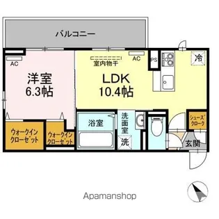 シャルマン上吉野【3階】の間取り