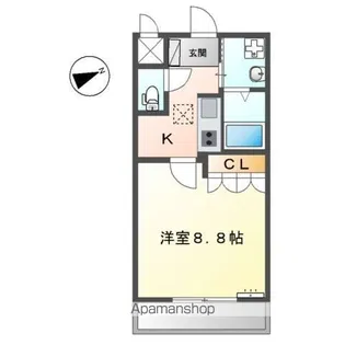 グラン チェスタ【1階】の間取り