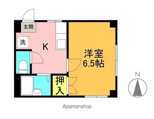 ハイム篠田【1階】の間取り