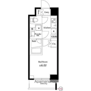 ハーモニーレジデンス武蔵小杉【2階】の間取り