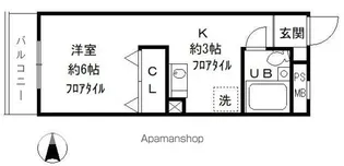 昭島コートエレガンスD【2階】の間取り