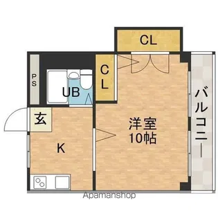 山崎第5マンション【2階】の間取り