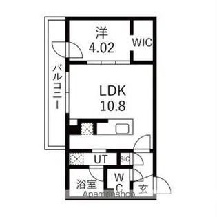 仮)美園11-4MS【3階】の間取り