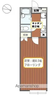 アネシス亀有【1階】の間取り