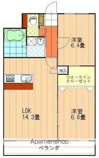 ファインコート【6階】の間取り