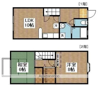 オーグ県庁前【B号室】の間取り