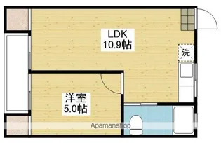 アルト久万ノ台【103号室】の間取り