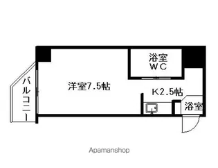 シティ本郷34【206号室】の間取り