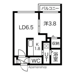 NICO麻生【4階】の間取り