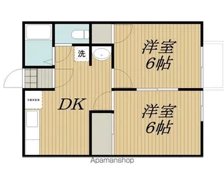 シティハイムみずきB棟【B102号室】の間取り