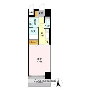 フロンティア・コンフォート研究学園【2階】の間取り