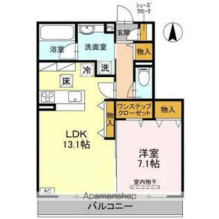 Wembley【1階】の間取り