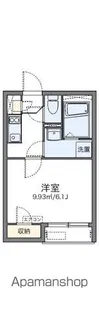 レオネクスト八本松【107号室】の間取り