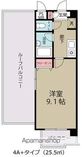 リバレイン【4階】の間取り