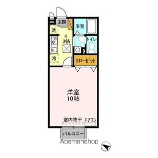 アドラブール【1階】の間取り