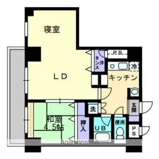 アルカディア西内町【501号室】の間取り