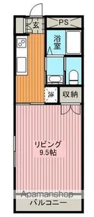 福島県郡山市字城清水【マンション】の間取り