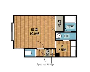 メゾンプライマス【101号室】の間取り