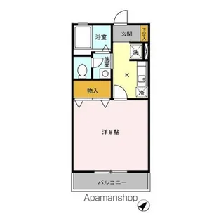 セジュールアミ【1階】の間取り