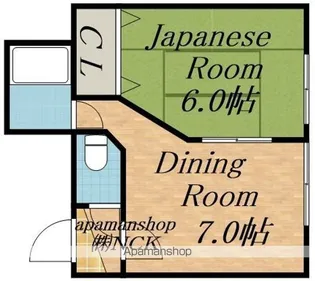 第2いろはマンション【2階】の間取り