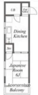 ユーコート東長崎【1階】の間取り