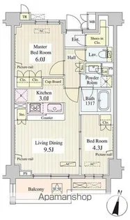 ル・シュクレ永福【5階】の間取り