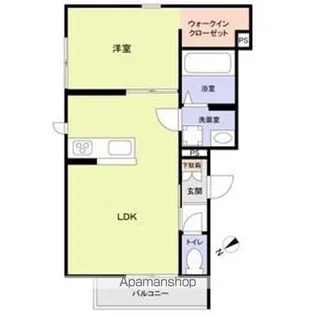 Chaleureux表参道【1階】の間取り