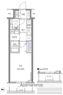 パークアクシス新栄【2階】の間取り