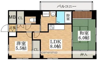 エスポワール【7階】の間取り