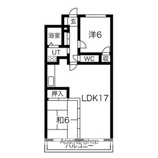 D.flat【2階】の間取り