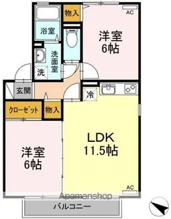 セジュールTAKAISHI【103号室】の間取り