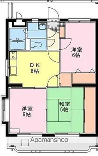 メゾンドール花山手【1階】の間取り