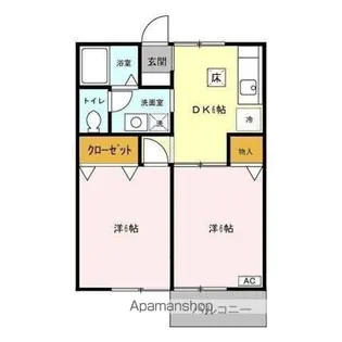 グリーンヒルズ中峠台 A【1階】の間取り