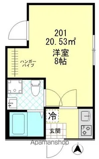 クレール蓮根【2階】の間取り